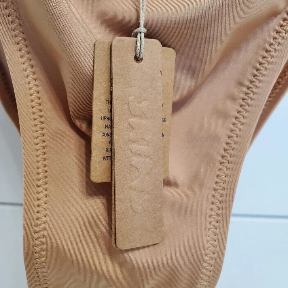 SKIMS One-Piece Cutout Swimsuit in Nude Tan NWT